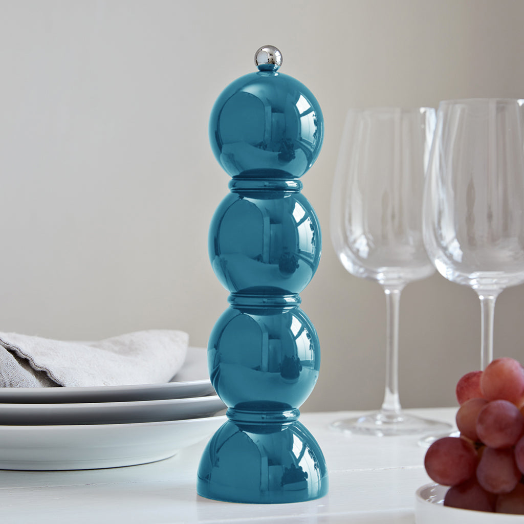 Chambray Blue Bobbin Salt & Pepper Grinder