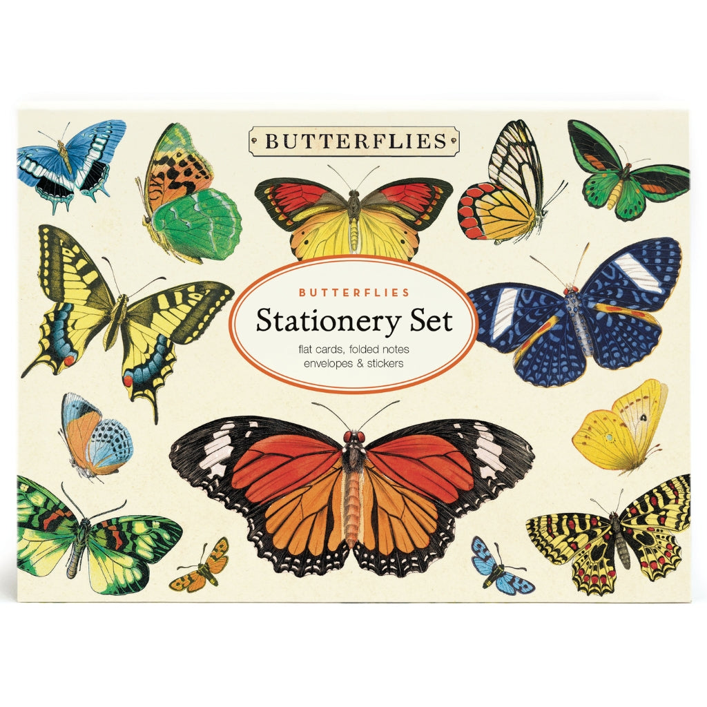 Butterfly stationery set