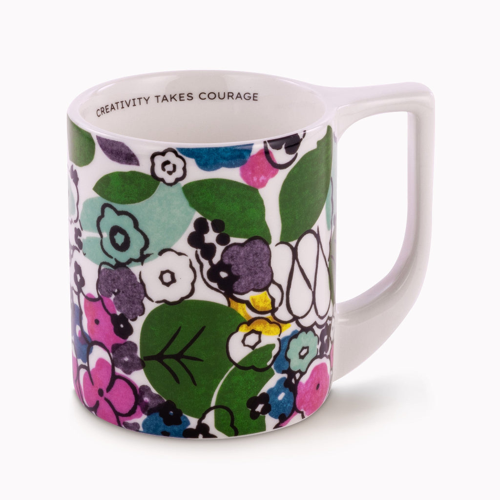 florale ceramic mug