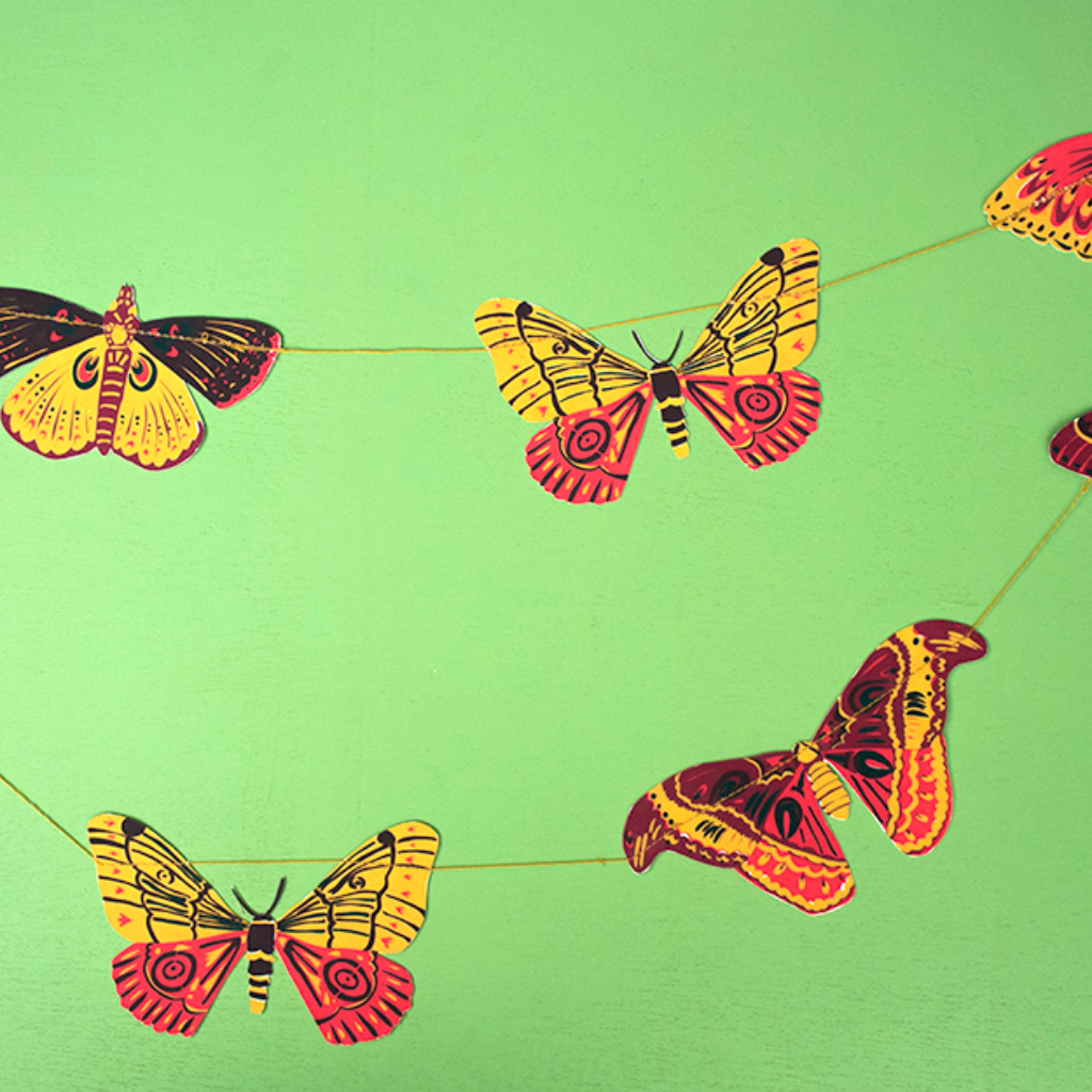 Butterfly garland