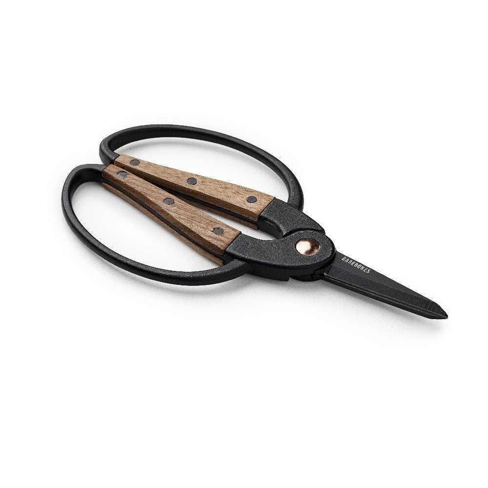 Garden Scissors With Walnut Handle