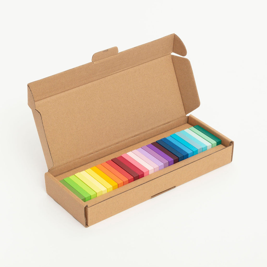 Gradient dominoes in box