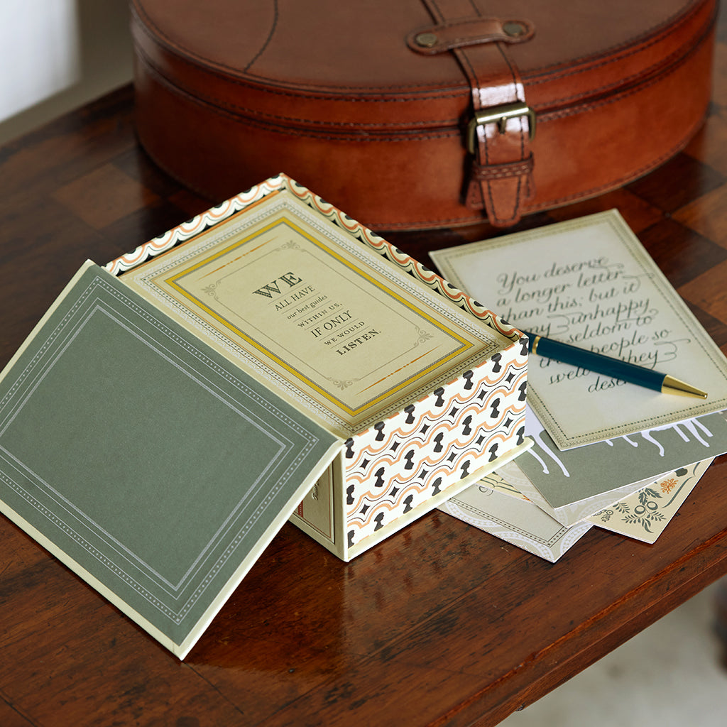 From The Desk Of Jane Austen - 100 Postcards boxed set