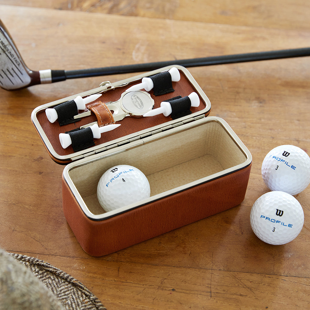 Leather Golf Set Open