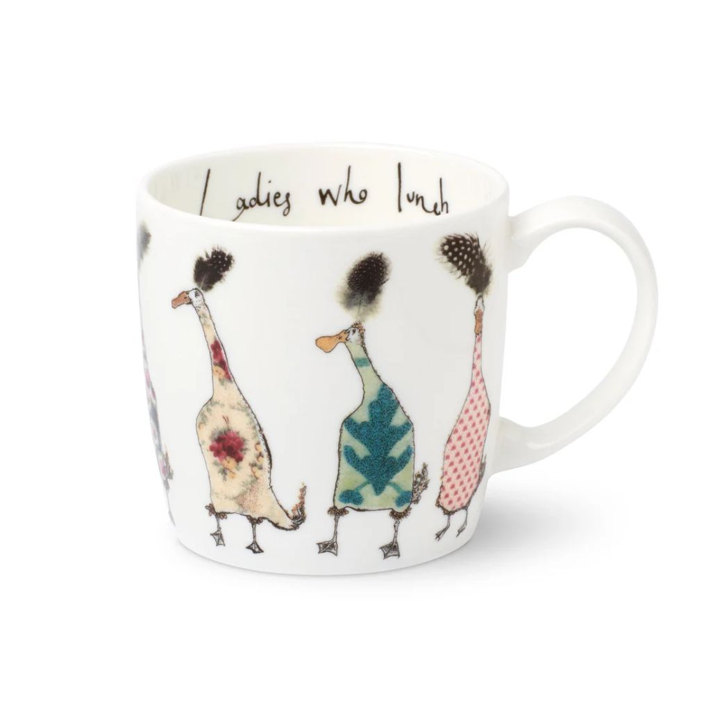 ladies who lunch duck mug