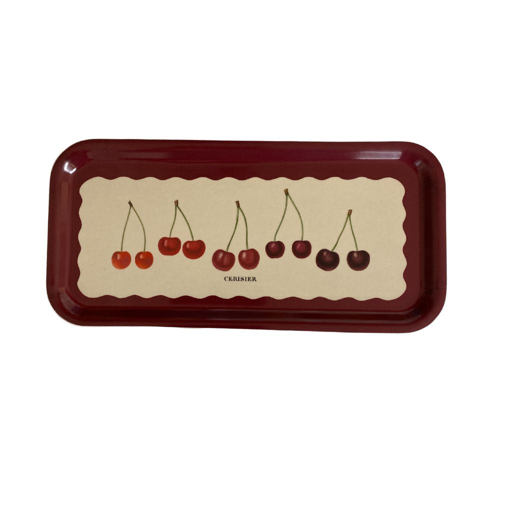 Cherries Birchwood Tray