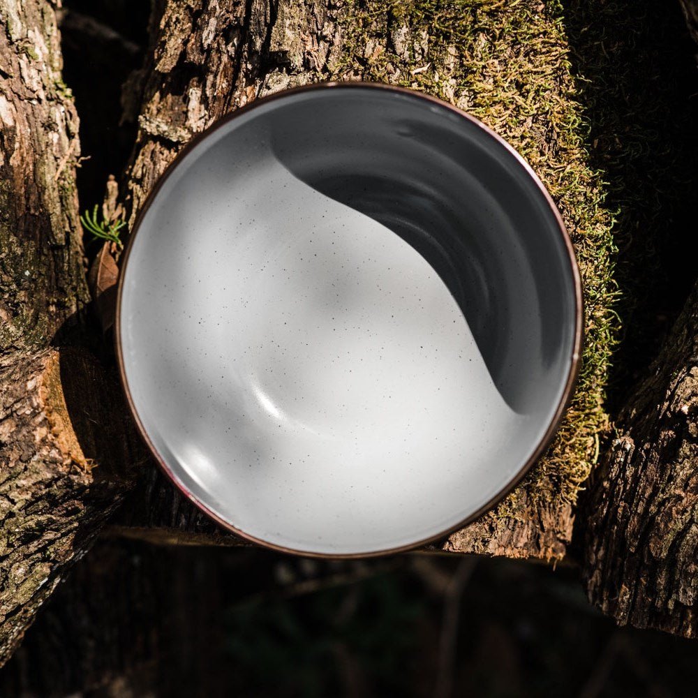 Enamel Bowl Set In Slate Grey - Set Of Two Bowls - Life of Riley