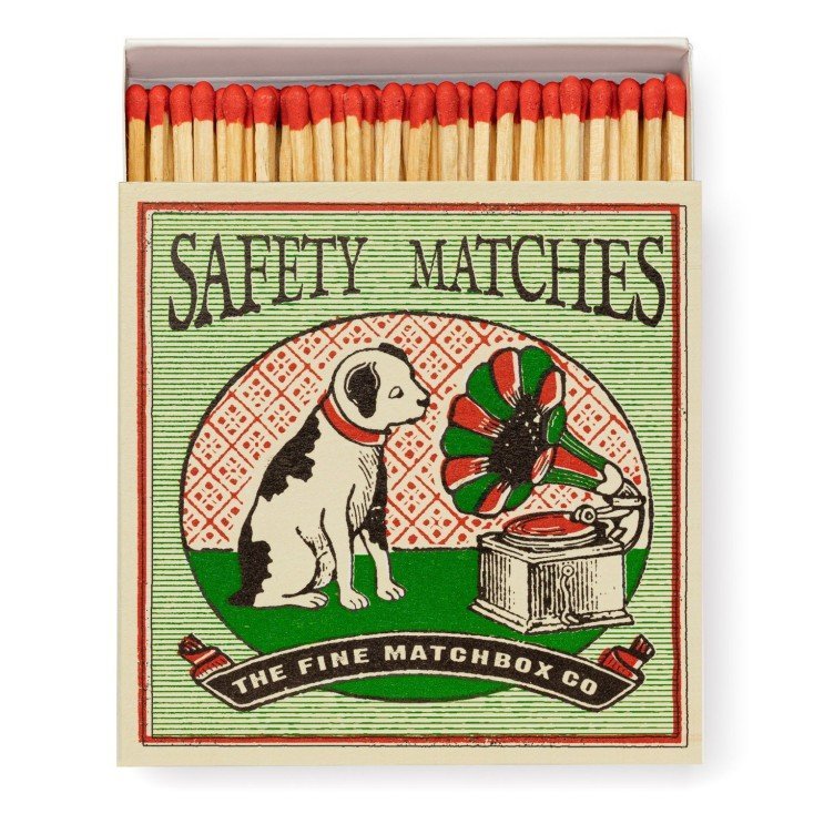 Luxury Matches - Dog & Gramophone - Life of Riley