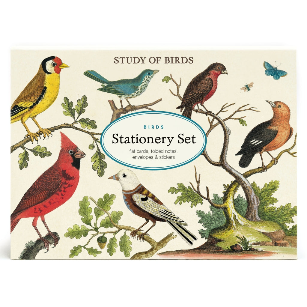 Study of birds stationery set