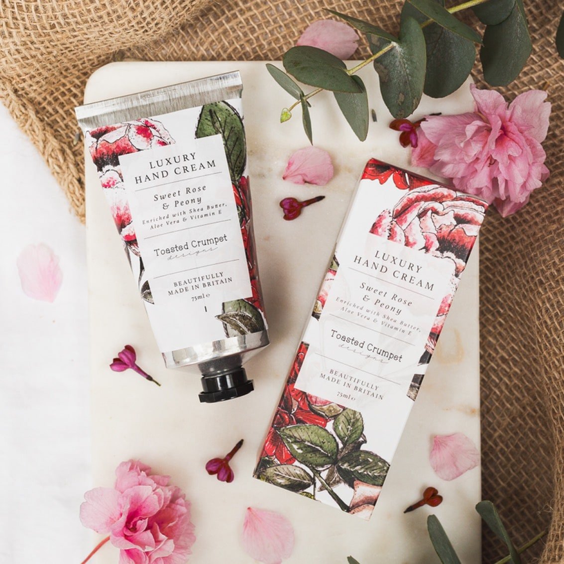 Sweet Rose & Peony Luxury Hand Cream - Life of Riley