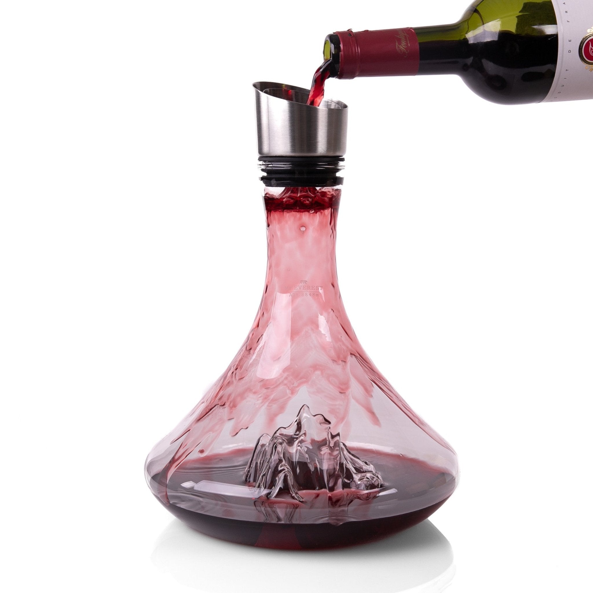 Seconds Topographic Wine Decanter - Mount Everest