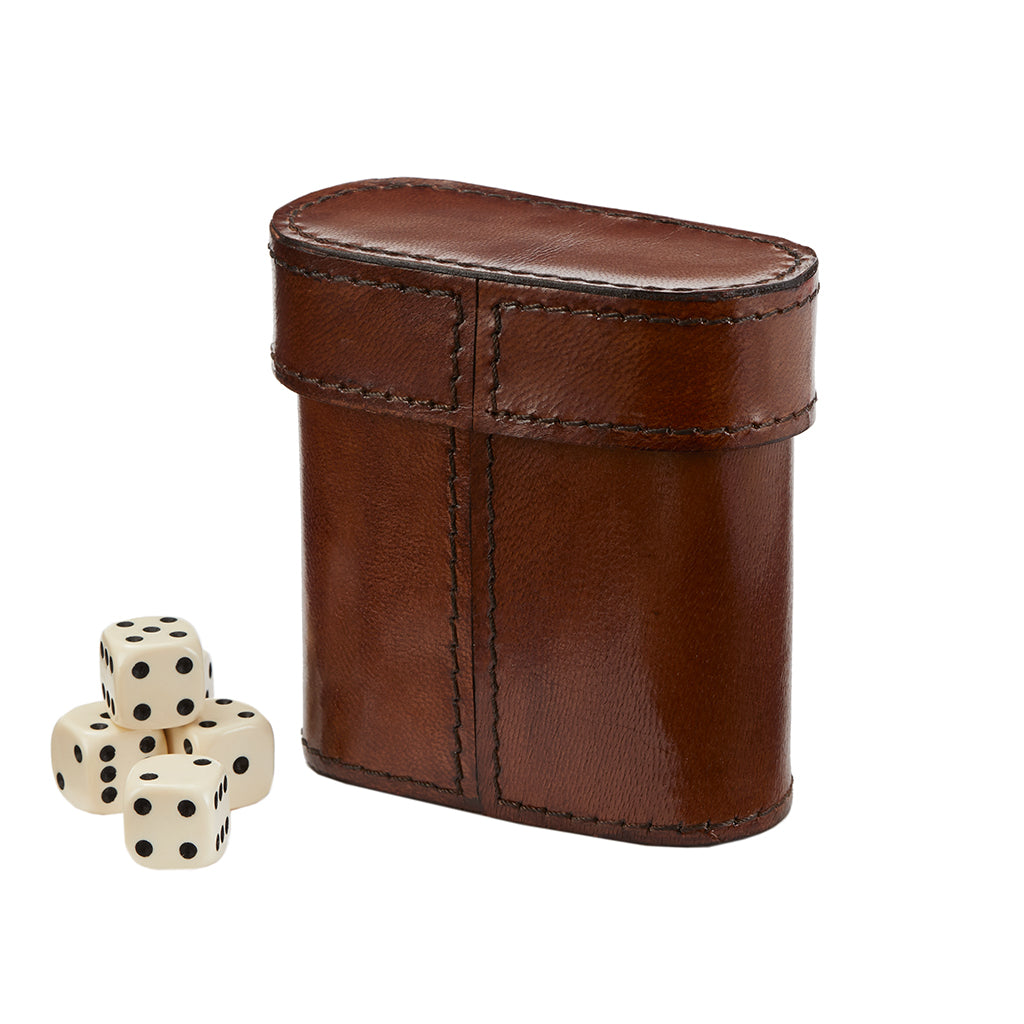 Seconds - Leather Dice Shaker & Dice